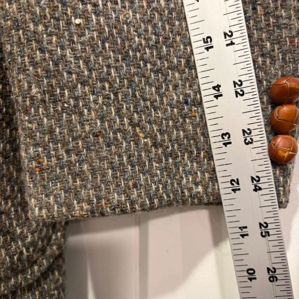 Levis Menswear Grey Tweed Wool Blazer Vintage Made in USA Sport Coat 46R 561M